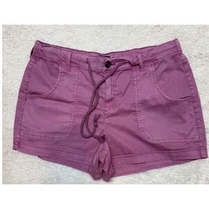 Project Indigo Shorts Womens XL Casual Drawstring Pockets Purple Excellent